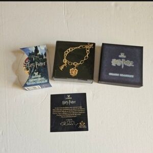 Harry Potter Gold Charm Bracelet